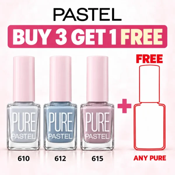 PASTEL Buy 3 Get 1 Free - PURE Nail Polish Bundle